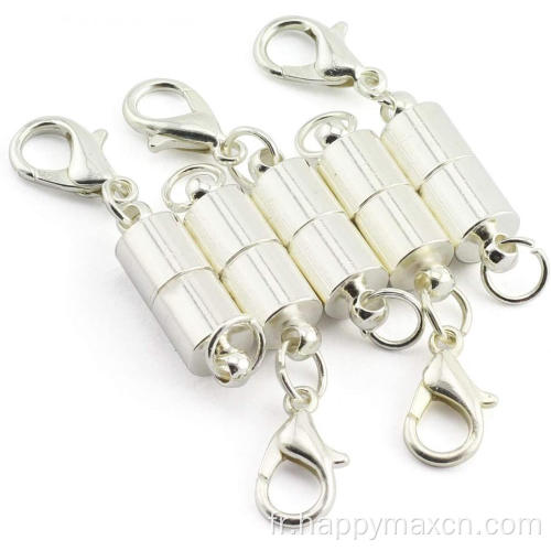 5pcs Silver Lobster Magnetic Clasp Jewelry Restruction